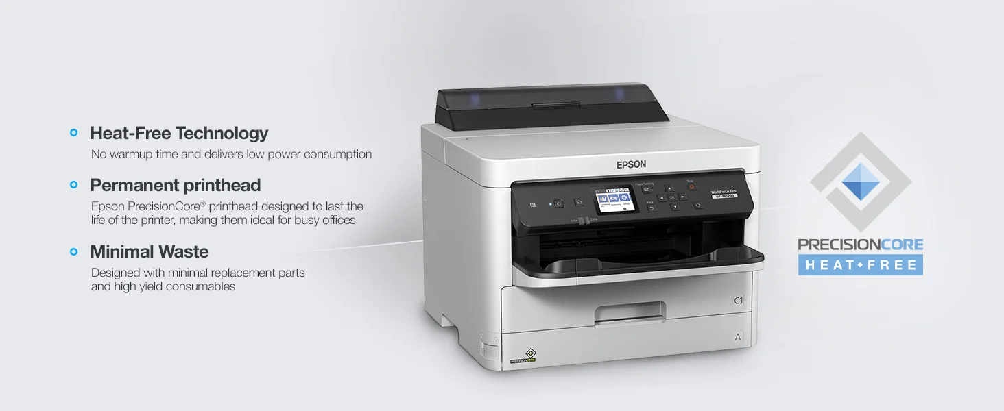 EPSON WorkForce Pro WF-M5299DW Monochrome Wireless Duplex Workgroup Inkjet Printer - Thumbnail 9