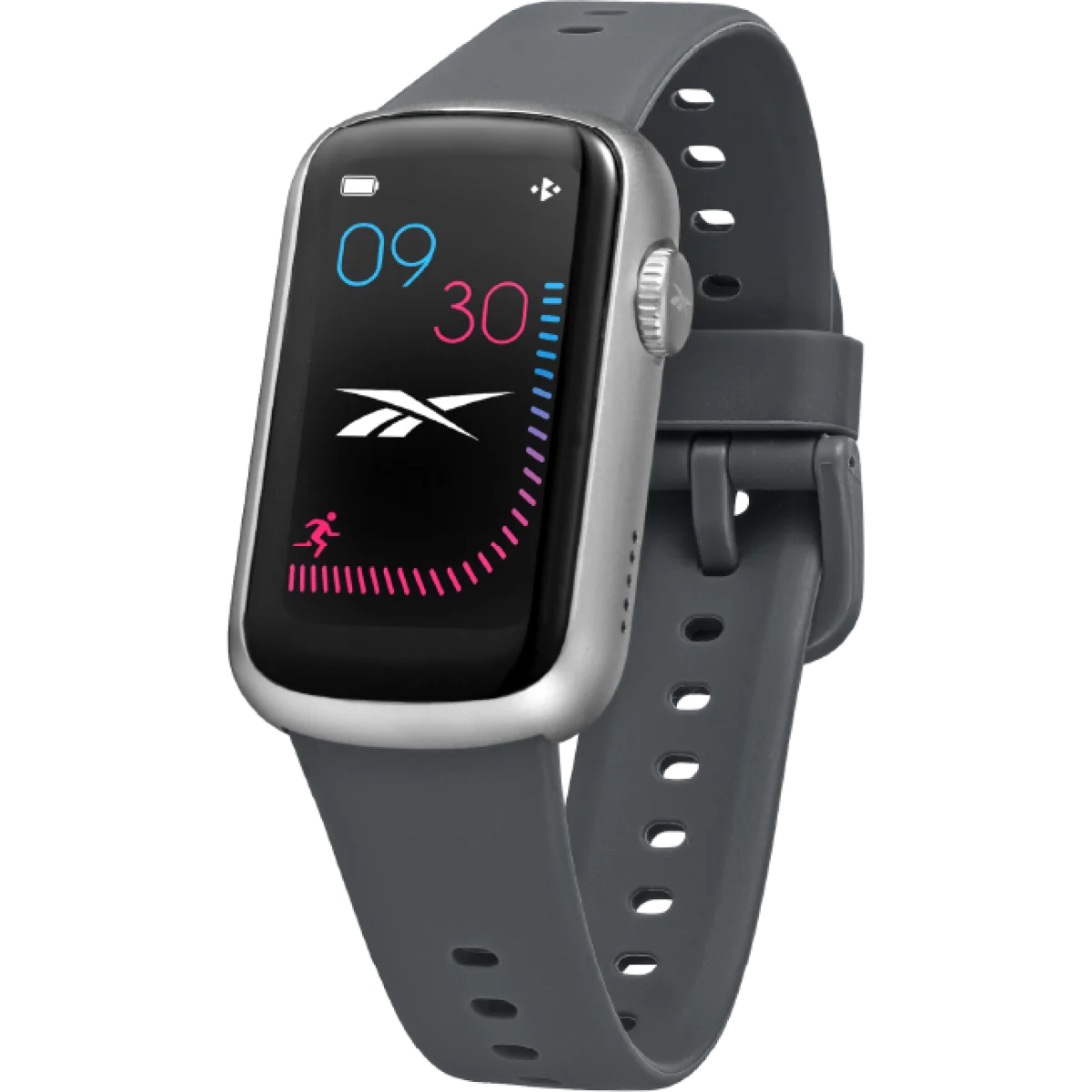 ساعة ذكية Reebok RV-WEL-U0 بشاشة لمس TFT ومقاومة ماء IP68 باللون الفضي - Image 2