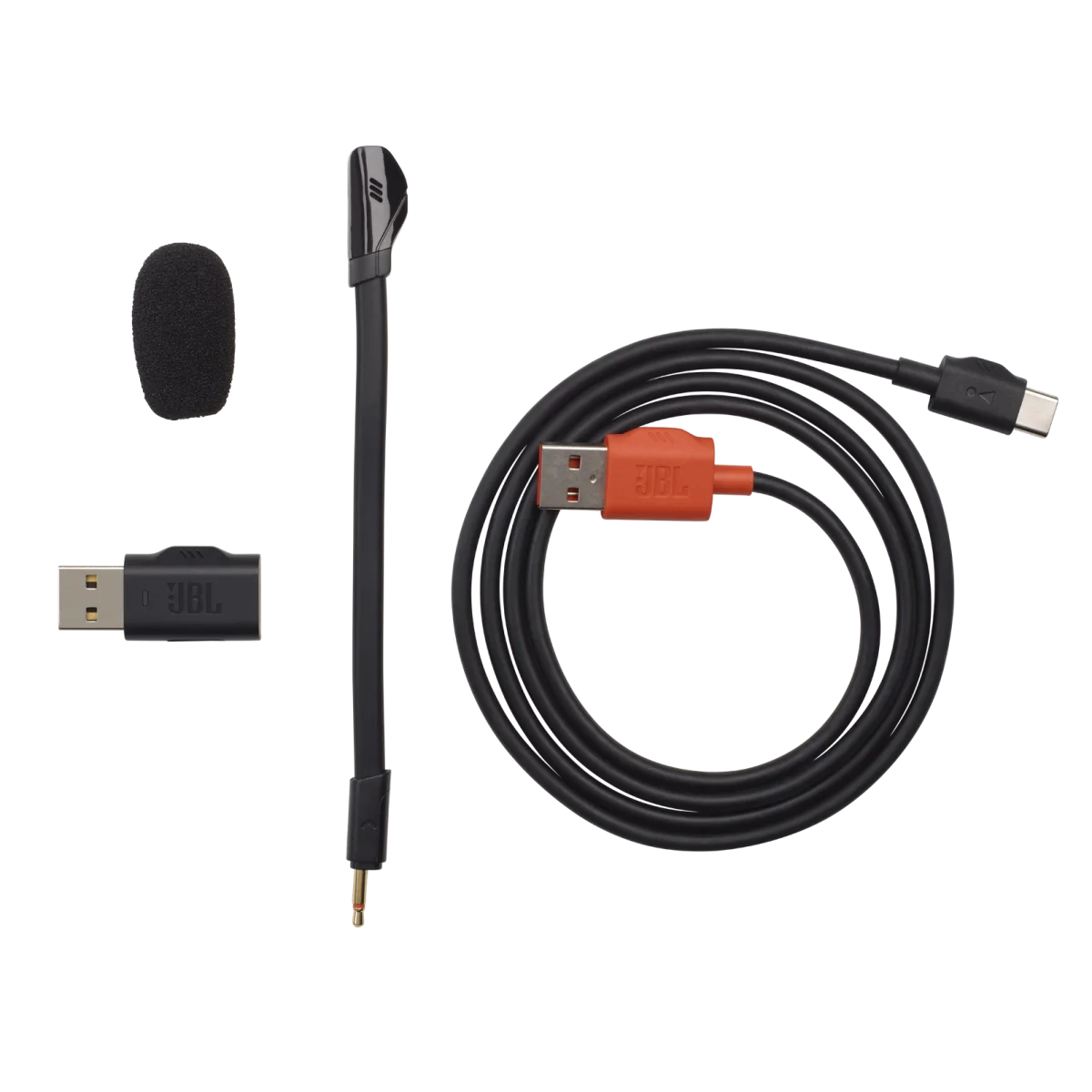 JBL Quantum 350 Wireless Gaming Headset with Detachable Boom Mic, Black - Thumbnail 2