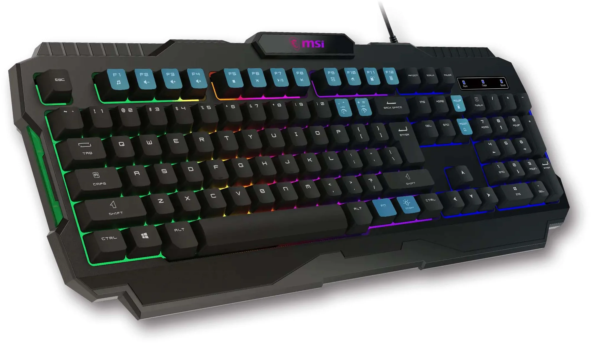 MSI FORGE GK100 RGB Gaming Keyboard with 19-Key Anti-Ghosting - Thumbnail 10