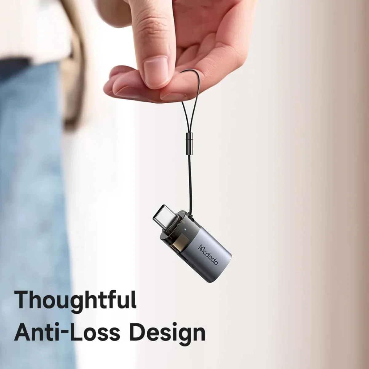 Mcdodo USB to USB-C OTG Adapter with Micro SD TF Card Reader - Thumbnail 8