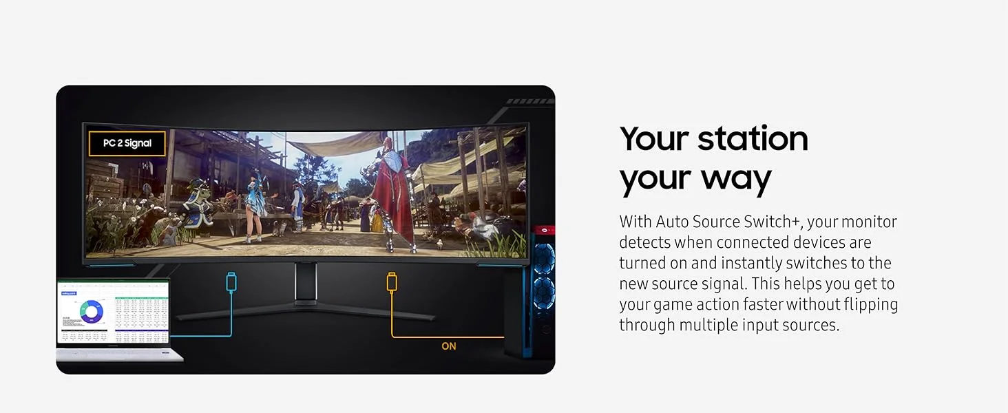 Samsung Odyssey Neo G9 G95NC 57-Inch Dual 4K UHD 240Hz Curved Gaming Monitor - Image 23