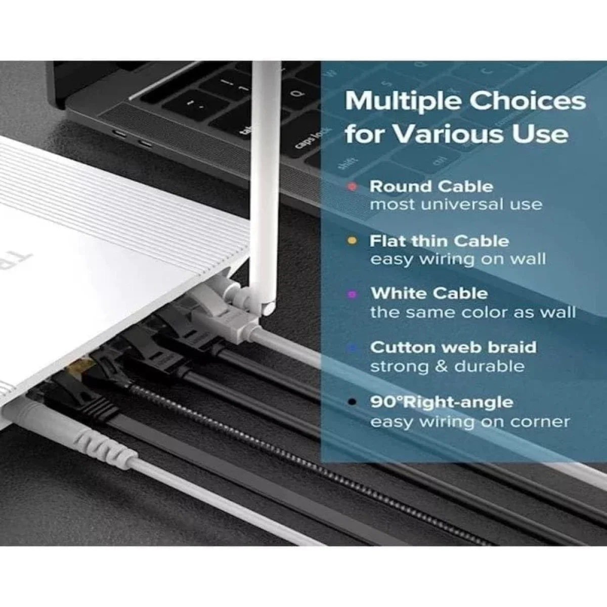 Ugreen Cat6 8-Core U/UTP Ethernet Cable, 1.5m - Thumbnail 5