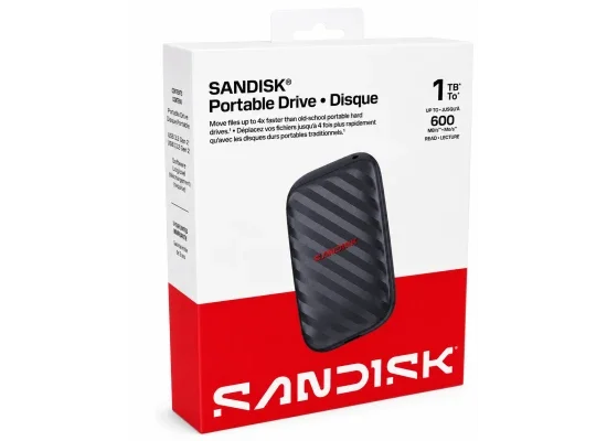 SanDisk Portable Drive 1TB USB-C External SSD, Up to 600MB/s, Black - Image 6