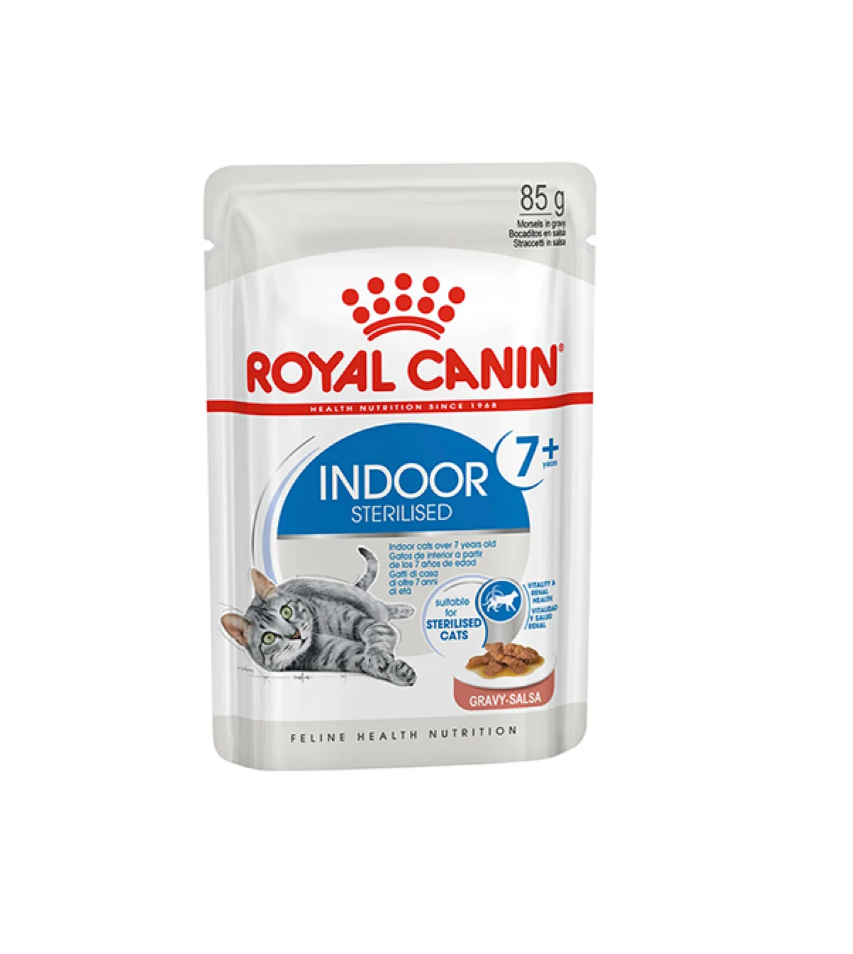 طعام قطط Royal Canin Indoor 7+ للقطط المنزلية البالغة 85 غرام