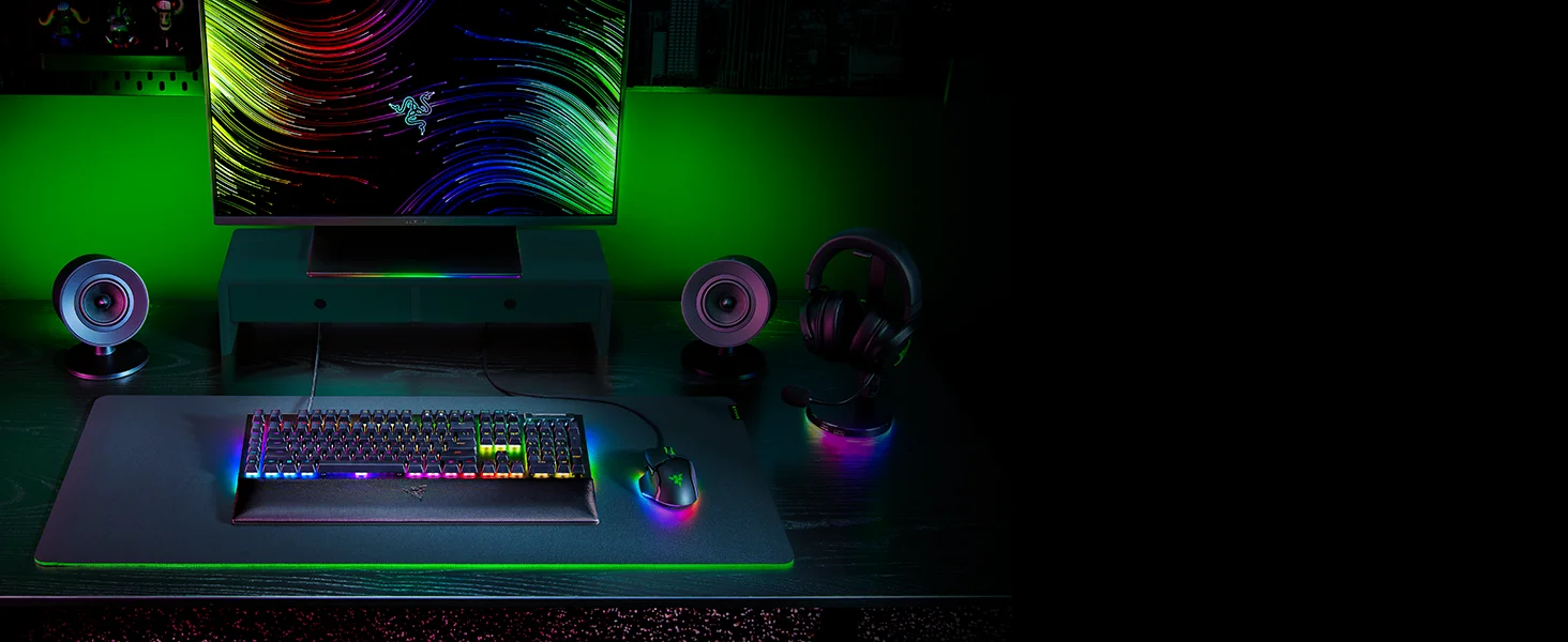 كيبورد ألعاب Razer BlackWidow V4 ميكانيكي بمفاتيح صفراء - أسود - Thumbnail 9