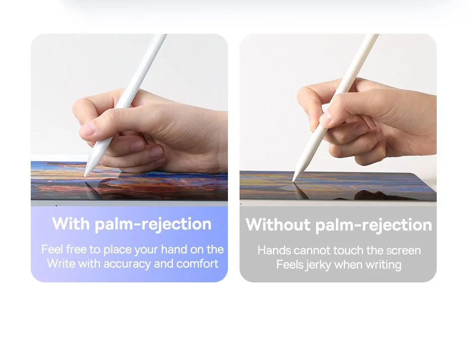 قلم لمس نشط Baseus Smooth Writing 2 Series Stylus Lite بمؤشرات LED، أبيض - Thumbnail 22