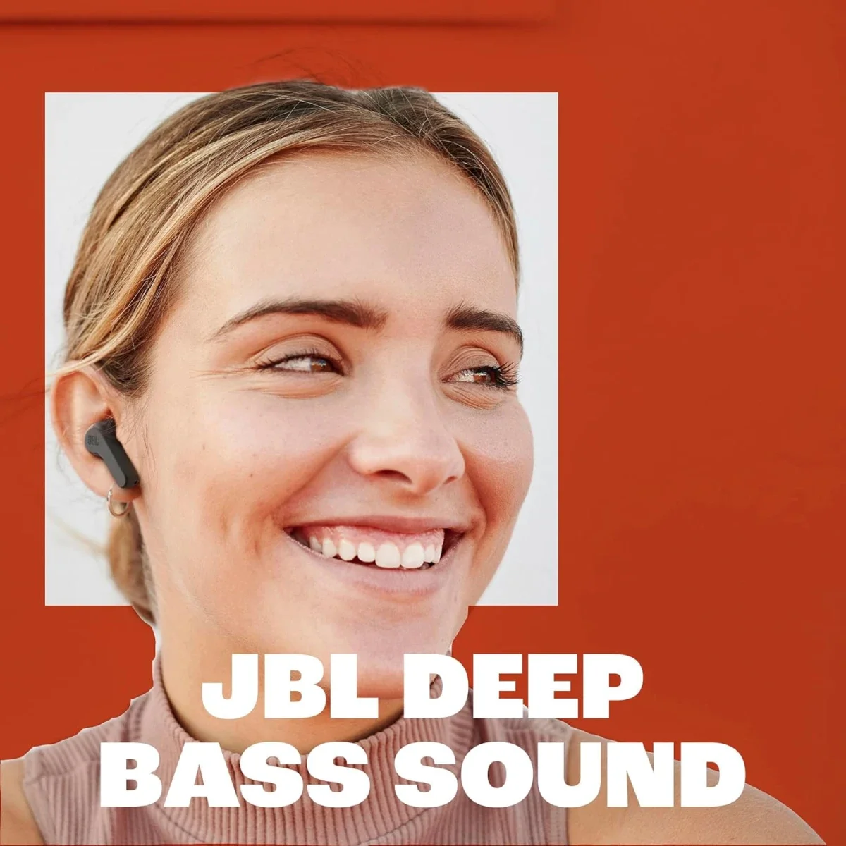 JBL Vibe Beam True Wireless Earbuds with Deep Bass Sound, Bluetooth 5.2, Black - Thumbnail 5