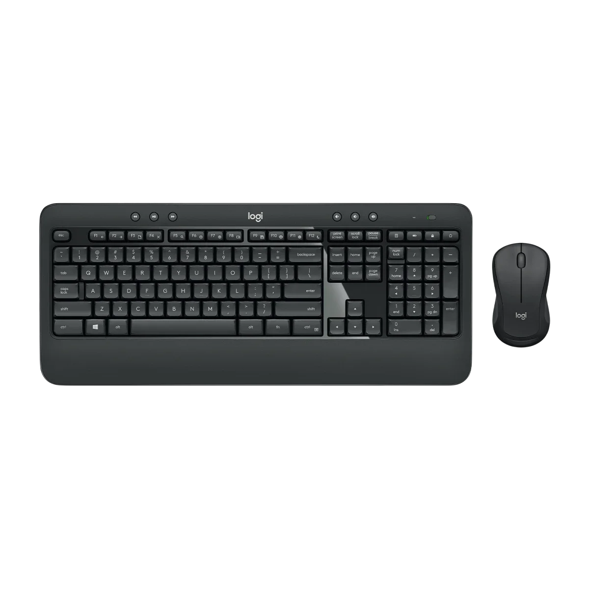 لوحة مفاتيح وماوس لاسلكيان Logitech MK540 مع مستقبل USB Unifying، عربي/إنجليزي