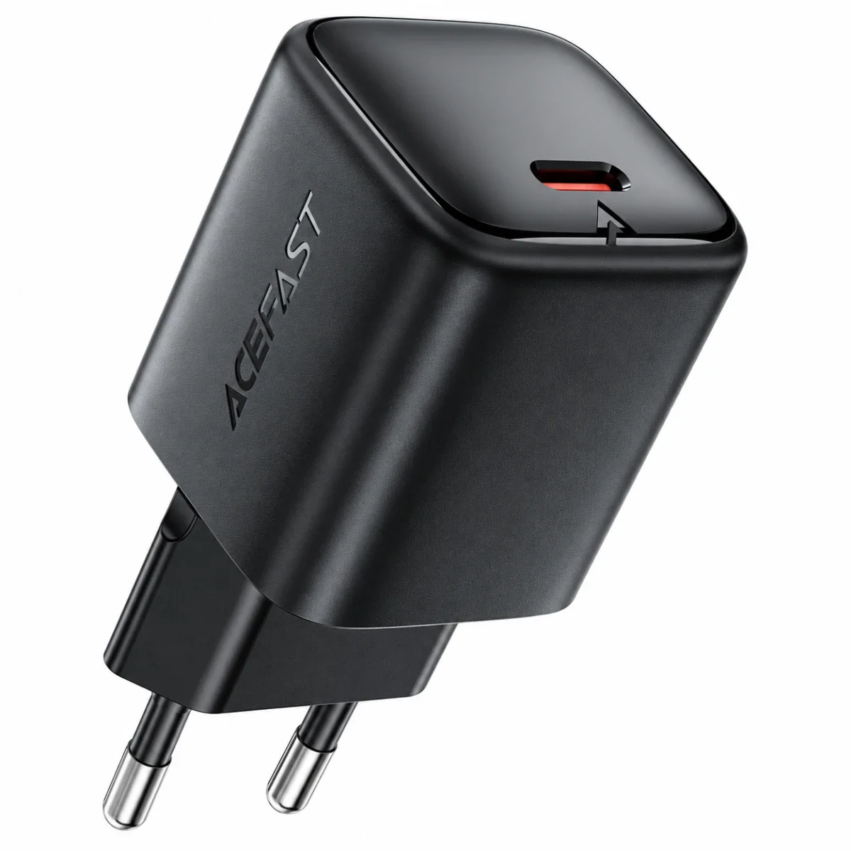 شاحن جداري ACEFAST A136 بقدرة 40 واط GaN USB-C بفيشة أوروبية، أسود