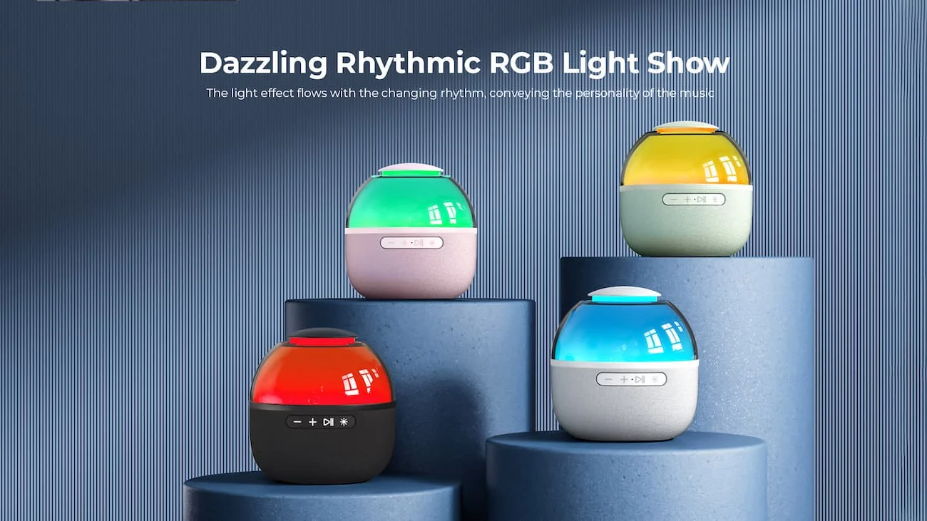 HAVIT SK900BT Wireless Speaker with RGB Lights and 360° Surround Sound - Thumbnail 10
