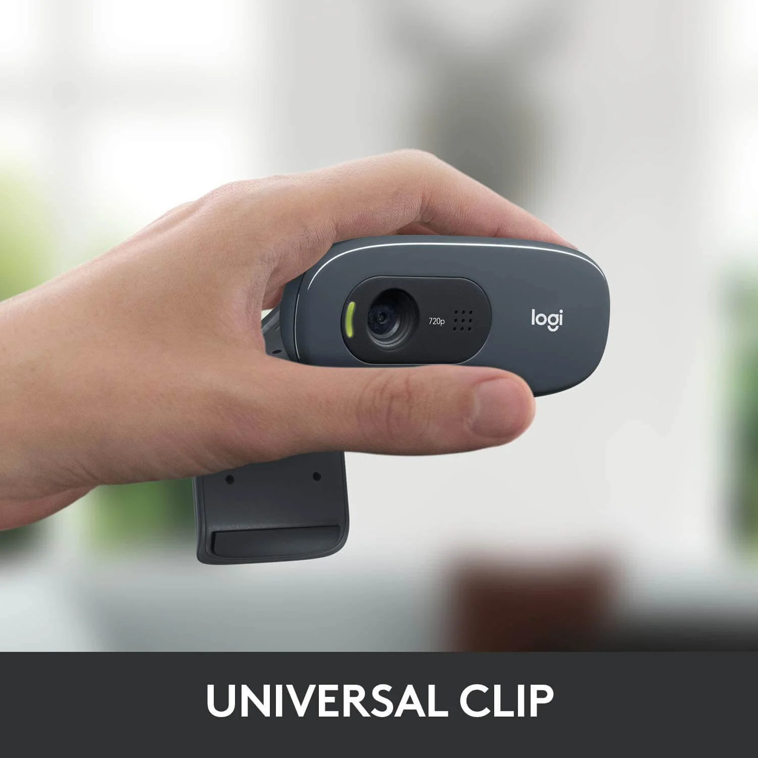 كاميرا ويب Logitech C270 HD بدقة 720p عبر USB مع ميكروفون مدمج - Thumbnail 5