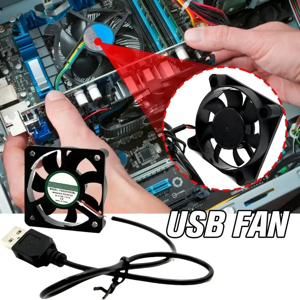 5V Brushless USB Cooling Fan - Image 4