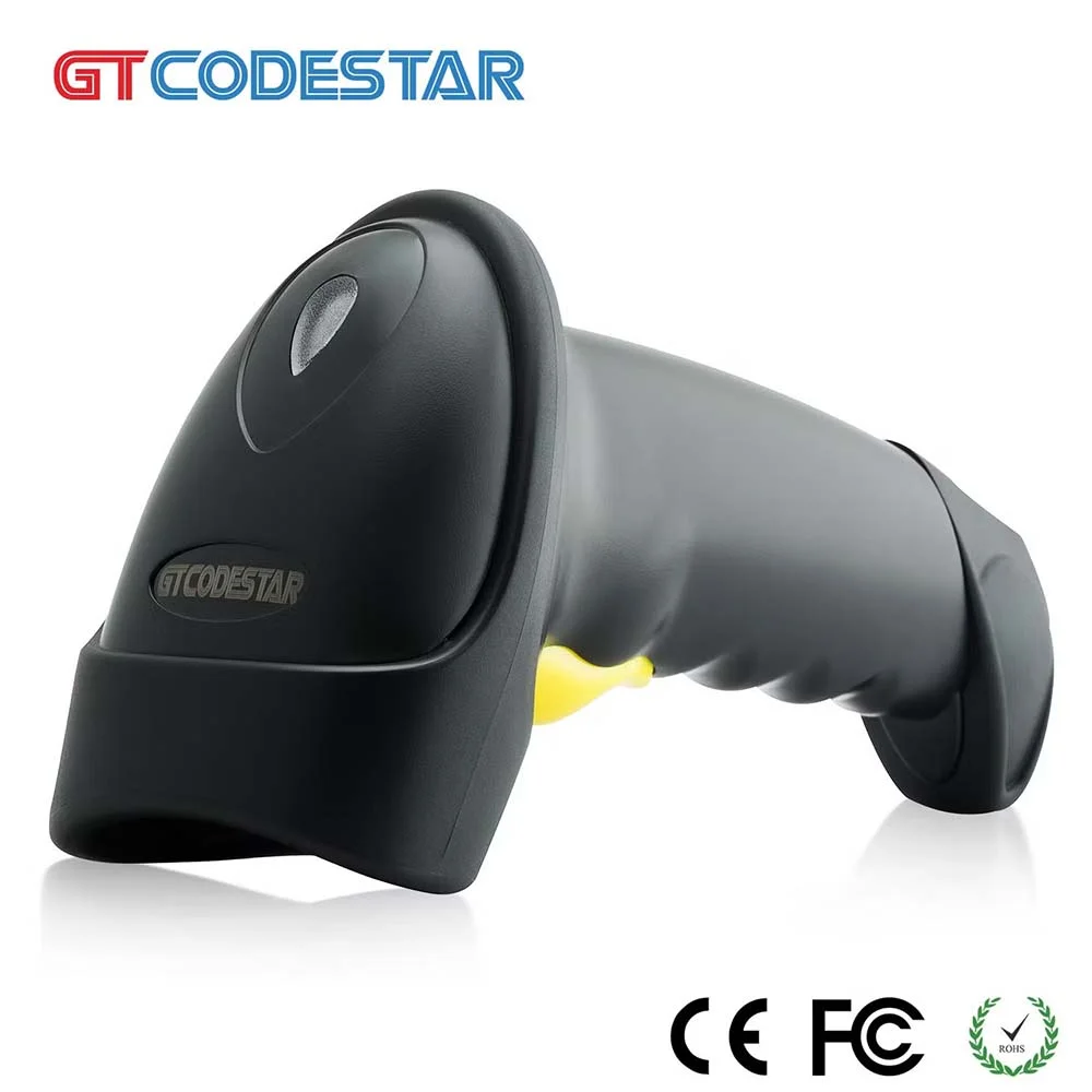 قارئ باركود GTCODESTAR X-9201B لاسلكي 1D بتقنية CCD