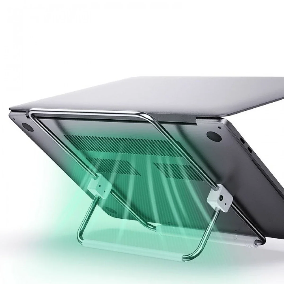 حامل لابتوب Ugreen 80348 قابل للتعديل ومحمول - فضي - Thumbnail 4
