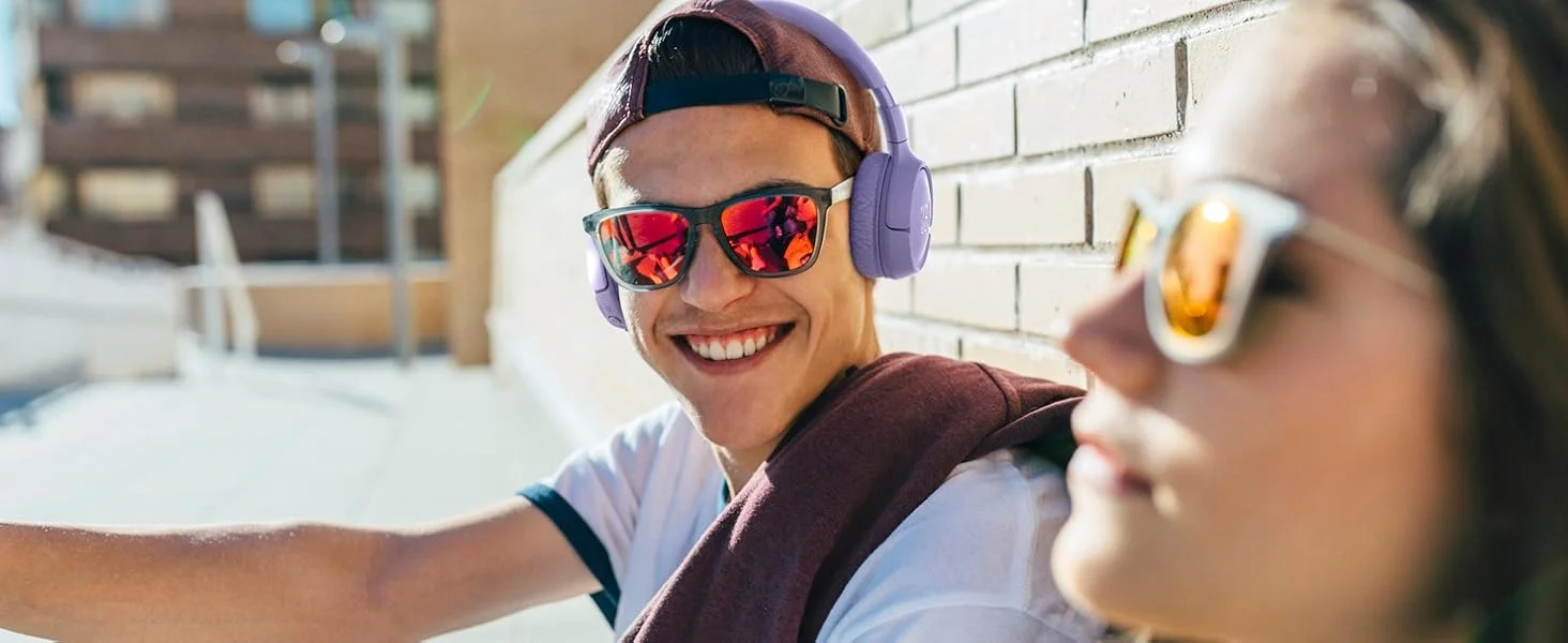 سماعات رأس لاسلكية JBL Tune 670NC فوق الأذن مع إلغاء الضوضاء التكيفي، أزرق - Thumbnail 10
