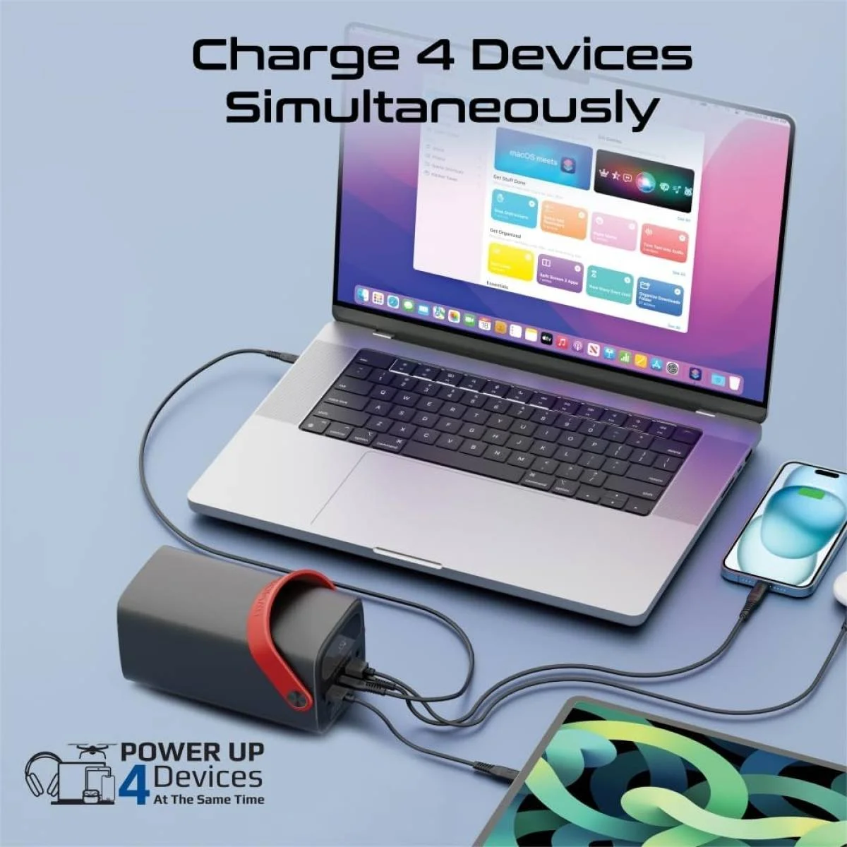 باور بانك Promate PowerMine-80Pro بسعة 80000mAh وشحن USB-C PD 100W - Image 4