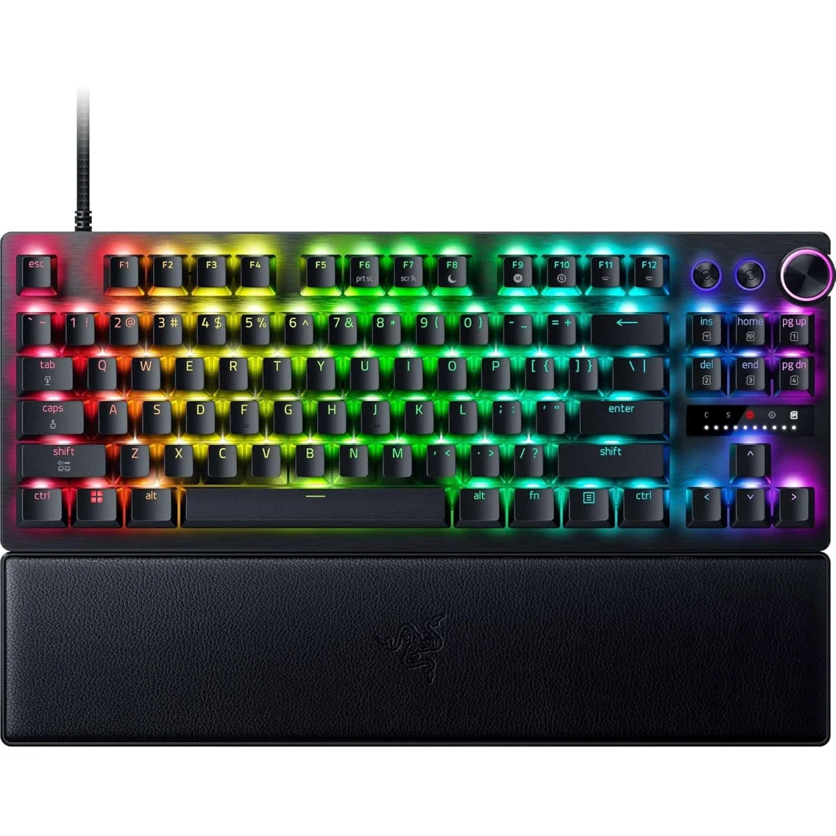 كيبورد ألعاب Razer Huntsman V3 Pro TKL بسرعة 8KHz أسود