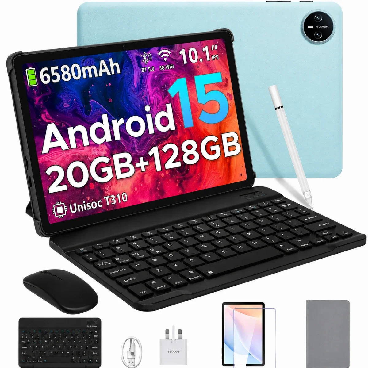 DOOGEE Tab A9 Pro VIB Edition (2025) 10.1-Inch WiFi Tablet, 128GB, Blue