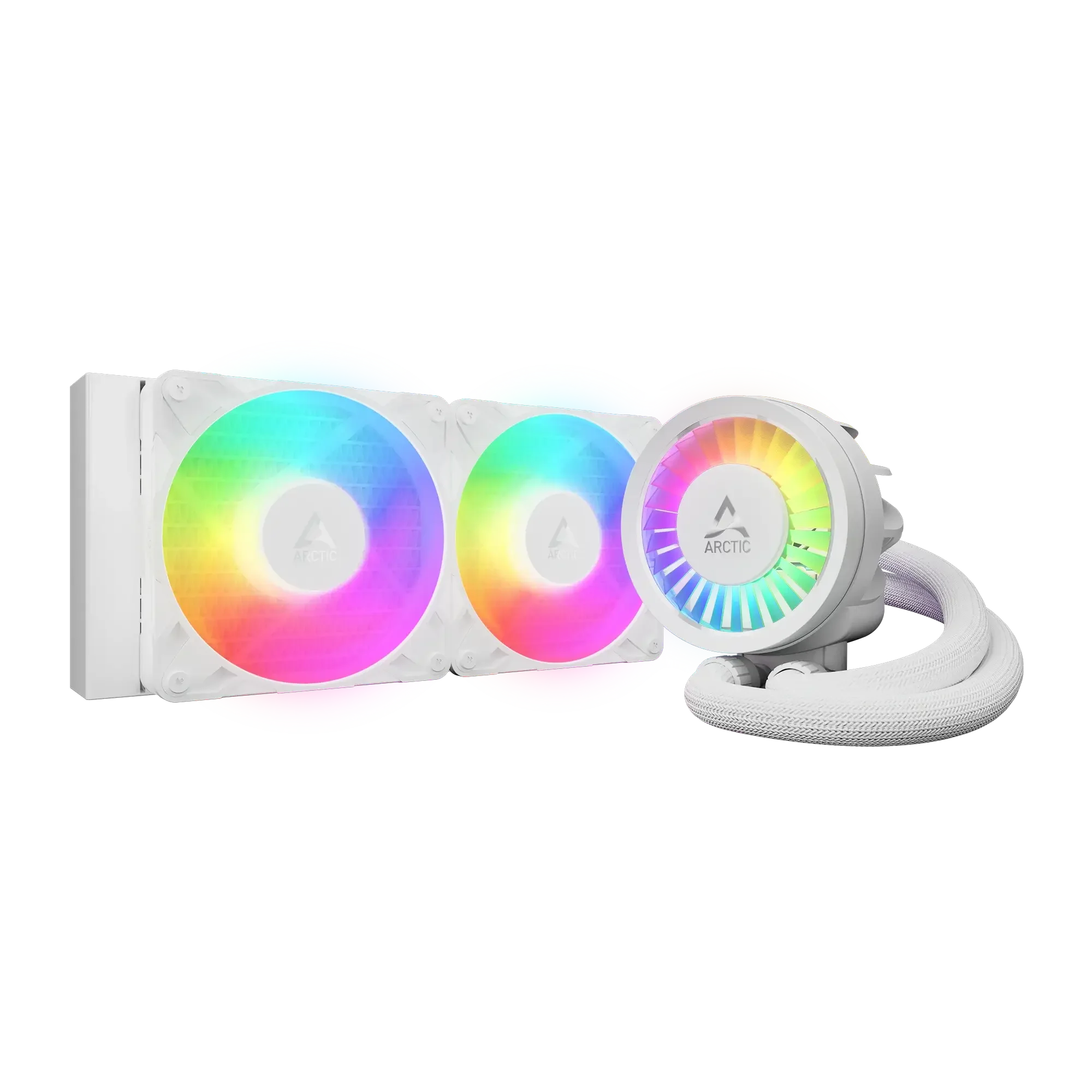 مبرد سائل للمعالج ARCTIC Freezer III Pro 240 A-RGB أبيض الكل في واحد - Image 2