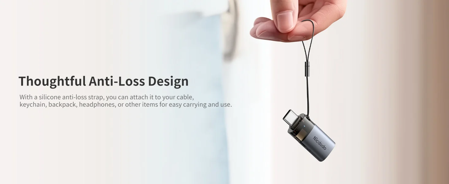 Mcdodo USB to USB-C OTG Adapter with Micro SD TF Card Reader - Thumbnail 13