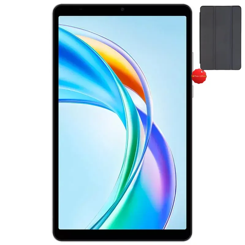 تابلت HONOR Pad X7 JMS-W09 بمعالج ثماني النواة، رام 4GB، تخزين 128GB، واي فاي، رمادي مع كفر حماية