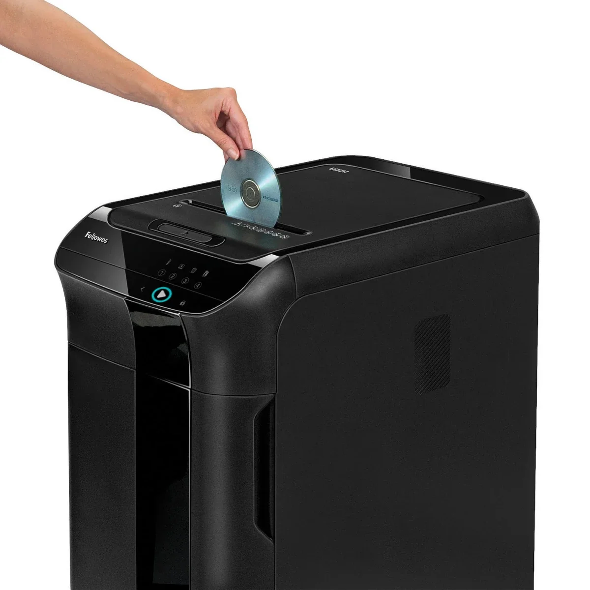 Fellowes AutoMax 600M 600-Sheet Auto Feed Micro-Cut Paper Shredder for 10+ Users - Image 6