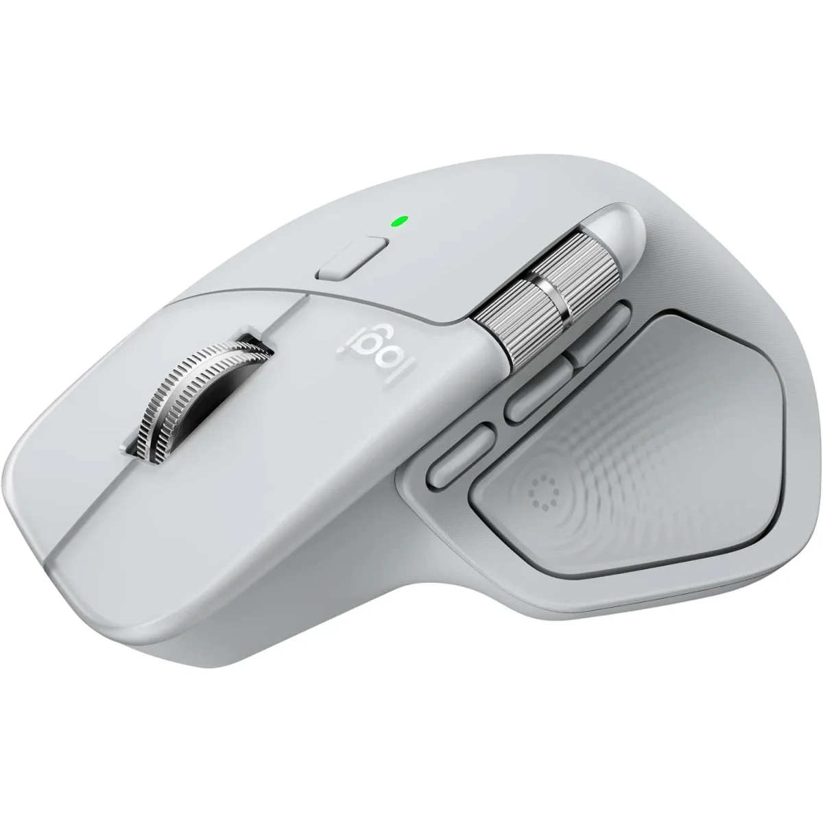 Logitech MX Master 4 for Mac Ergonomic Wireless Mouse - Pale Grey - Thumbnail 8