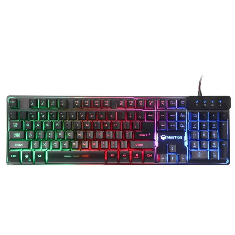 Meetion K9300 Rainbow Backlit Gaming Keyboard – 19-Key Anti-Ghosting - Thumbnail 8