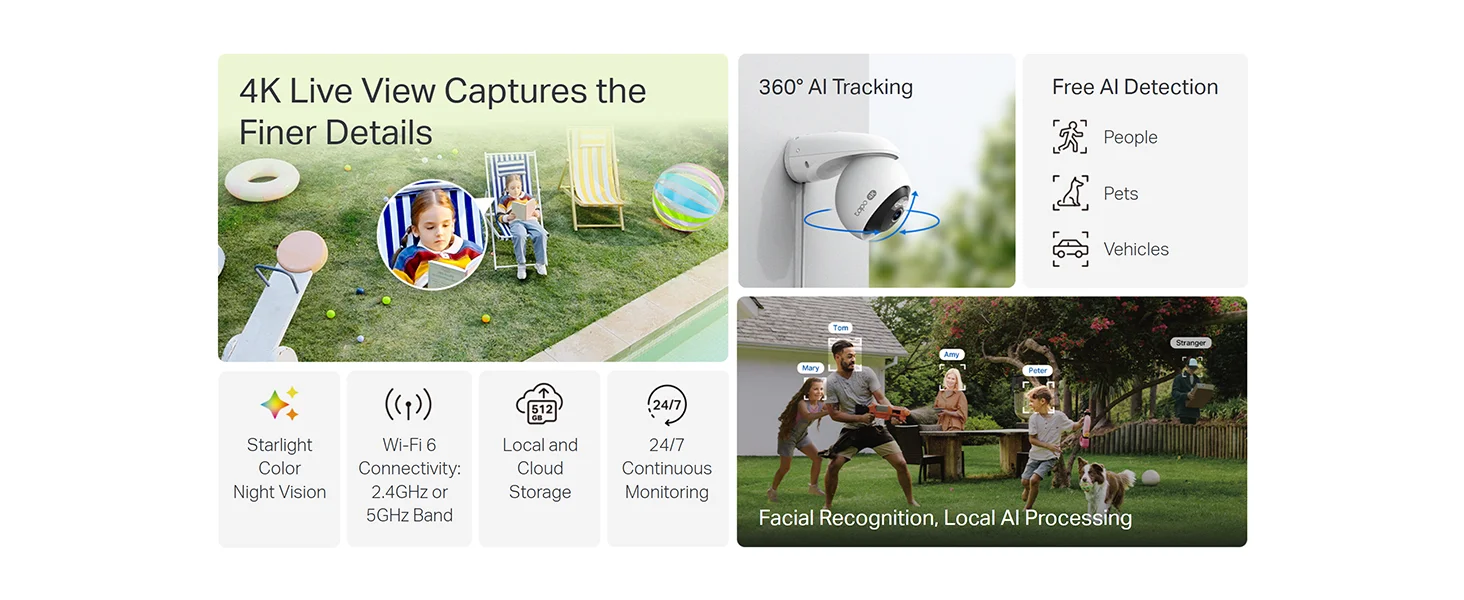 TP-LINK Tapo C560WS 4K 8MP Outdoor Security Camera with Wi-Fi 6 and IP66 - Image 13
