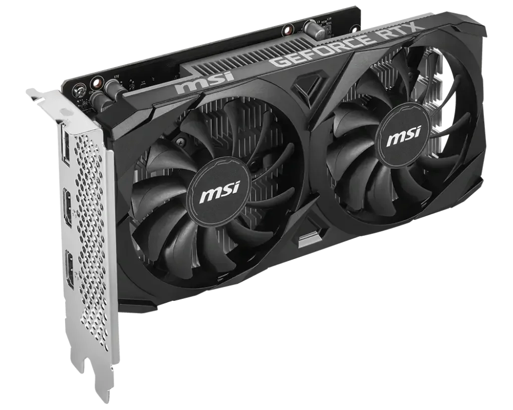 MSI GeForce RTX 3050 VENTUS 2X 6G OC Graphics Card - Thumbnail 2