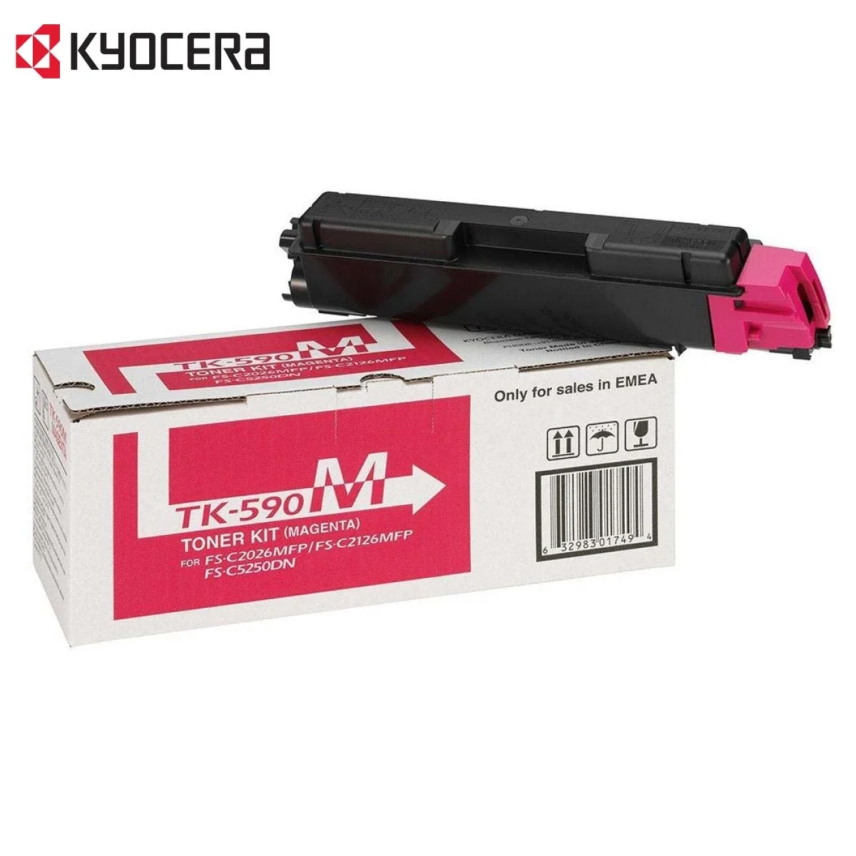 تونر Kyocera FS-2016MFP أصلي ماجنتا TK-590M