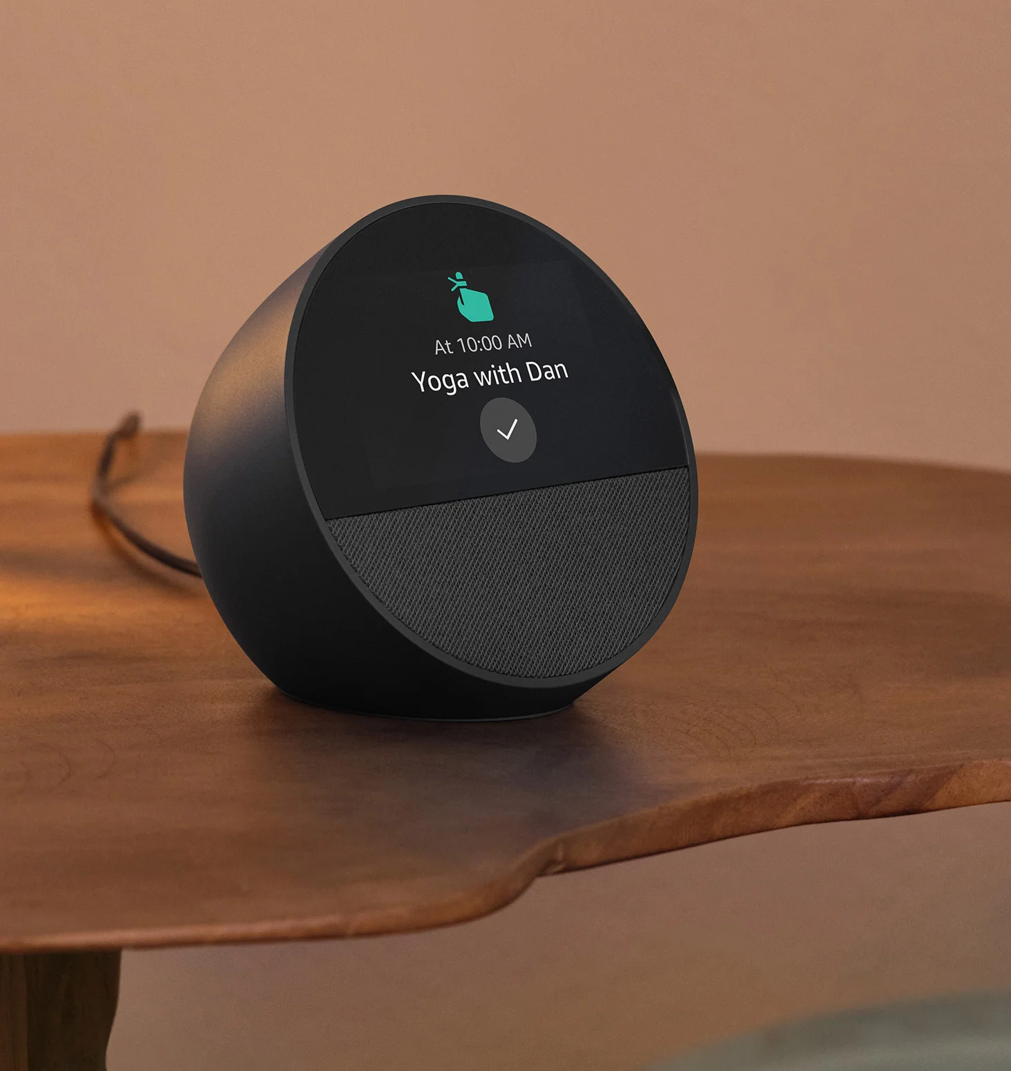 ساعة منبه ذكية Amazon Echo Spot (إصدار 2024) مع Alexa وصوت نابض بالحياة - أسود - Thumbnail 11