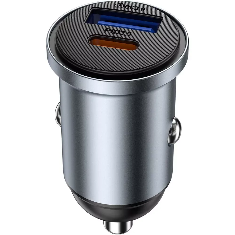 WIWU Nano Lite 35W USB-A + USB-C Fast Car Charger WI-CC030