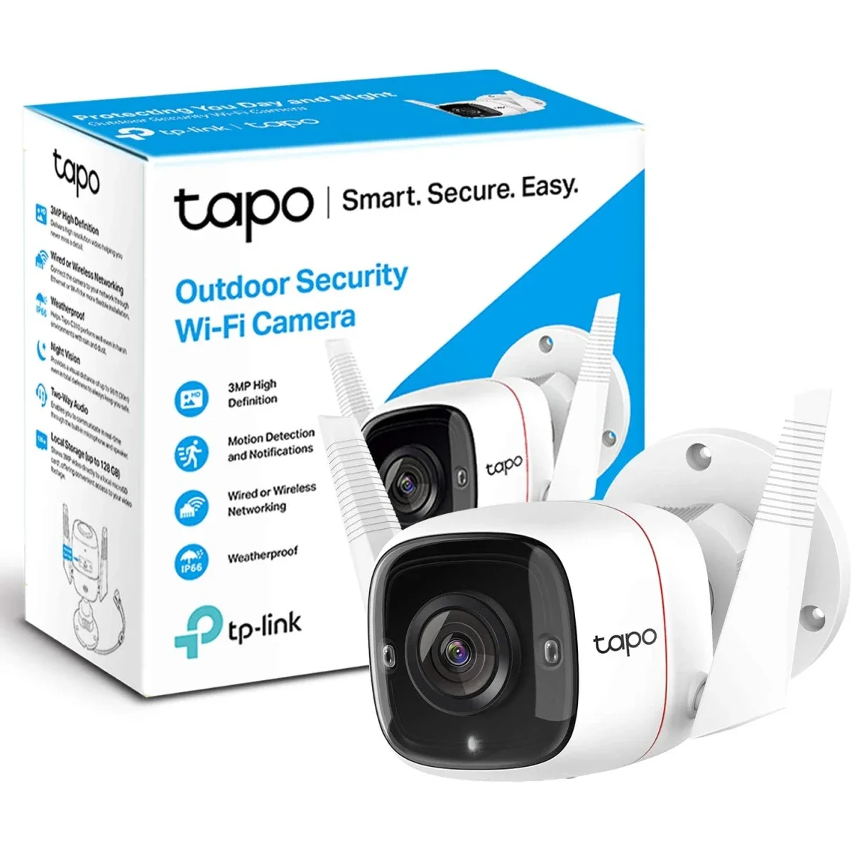 TP-LINK Tapo C310 Outdoor Wi-Fi Security Camera with Siren and Night Vision