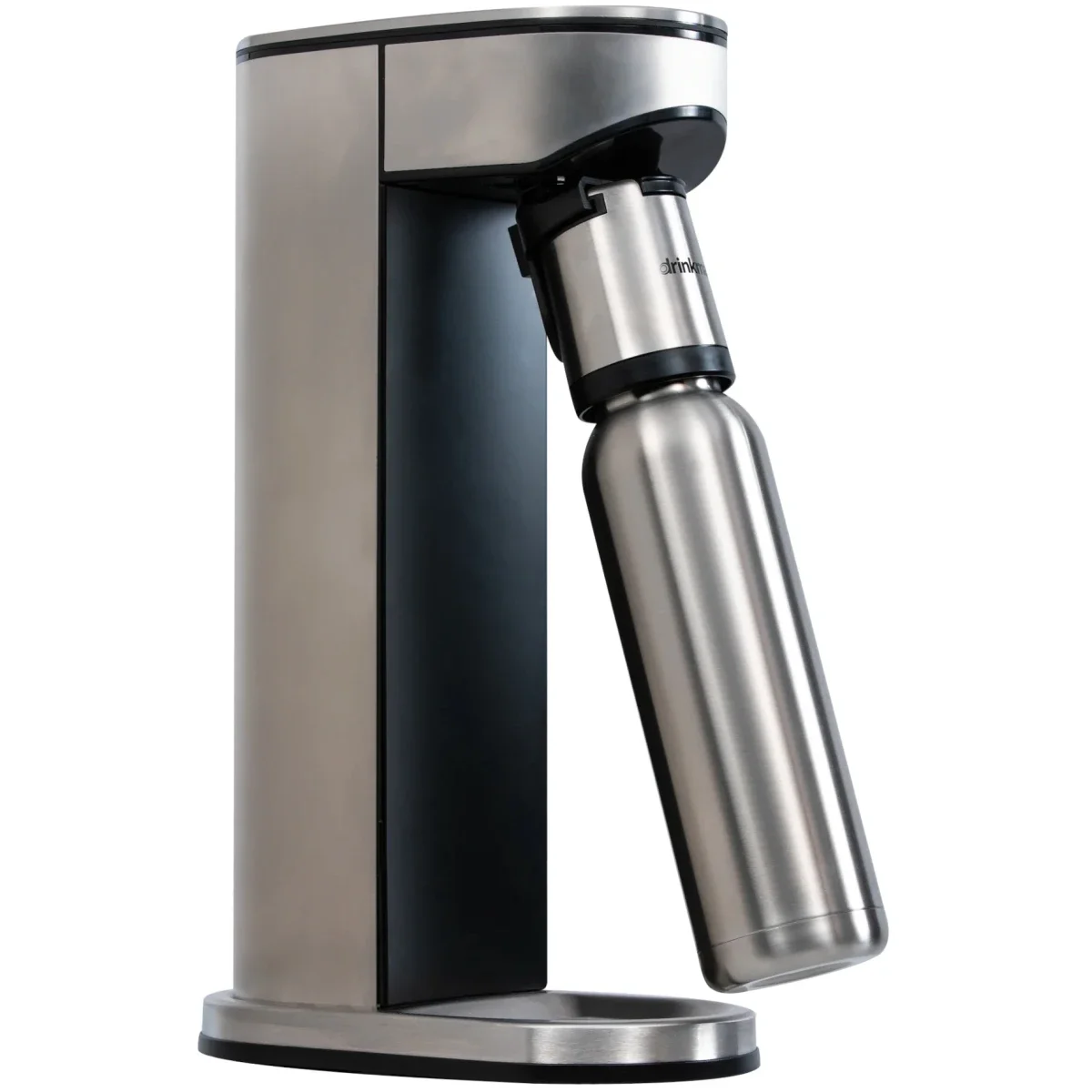 DrinkMate LUX Stainless Steel Water & Soda Maker Premium Kit with Cylinder - Silver - Thumbnail 2