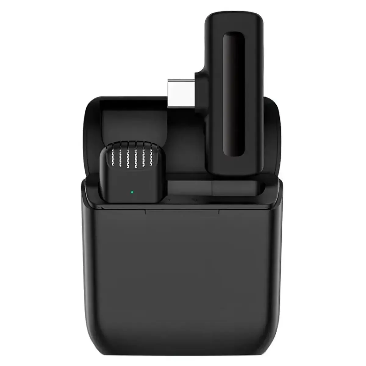 ميكروفون لاسلكي مع وقت تشغيل يصل الي 5 ساعات لهواتف Android USB Type-C مع علبه شحن