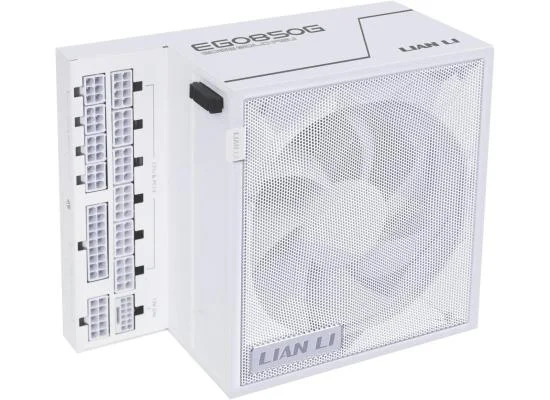 LIAN LI Edge EG0850G 850W 80 PLUS Gold Fully Modular ATX 3.1 Power Supply - White - Thumbnail 4