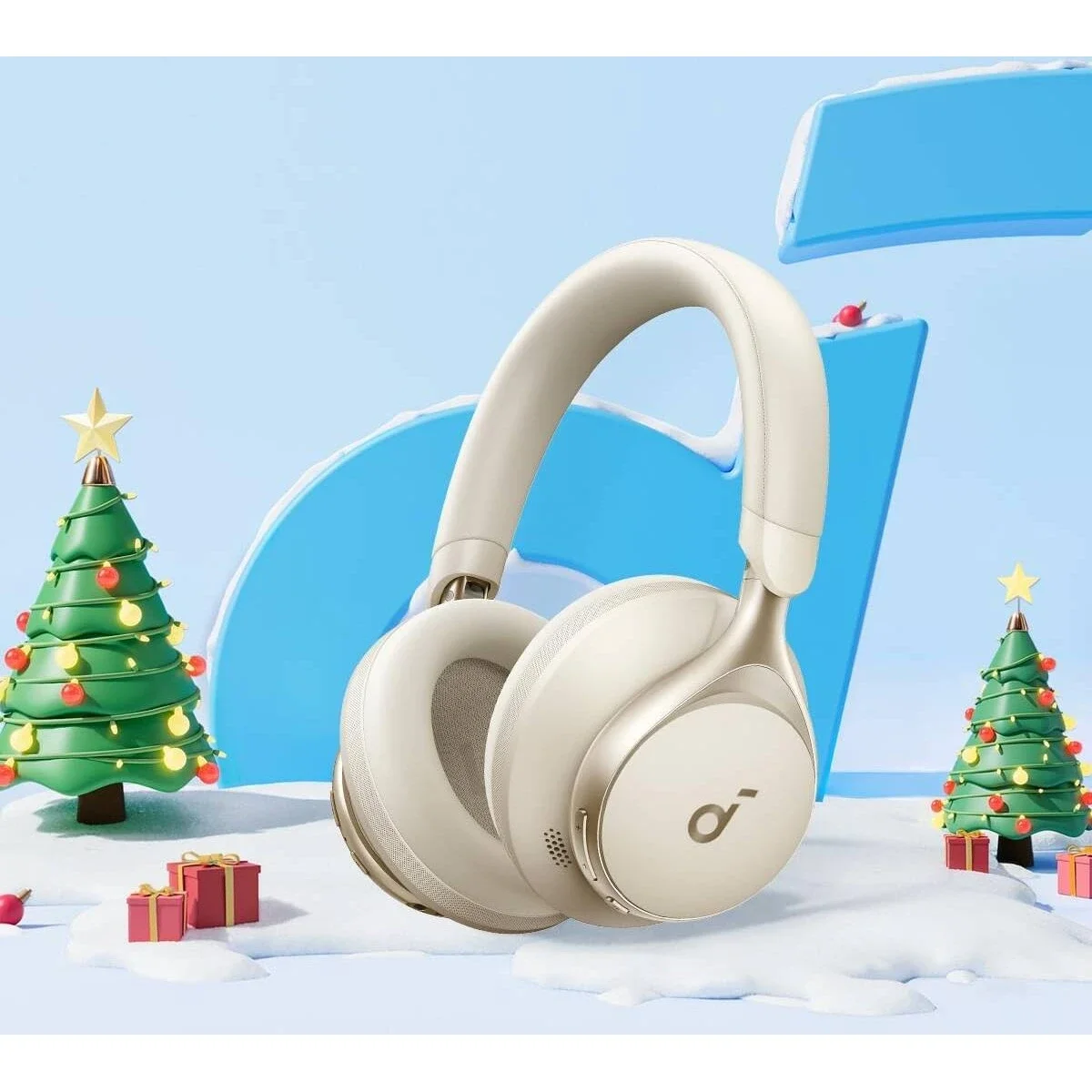 Anker Soundcore Space One ANC Headphones, 2X Voice Reduction, 40H ANC, Bluetooth 5.3, White - Image 6