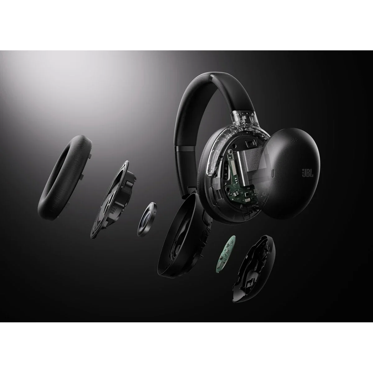 JBL Tour One M3 Smart Tx Wireless Over-Ear Noise Cancelling Headphones, Black - Thumbnail 9