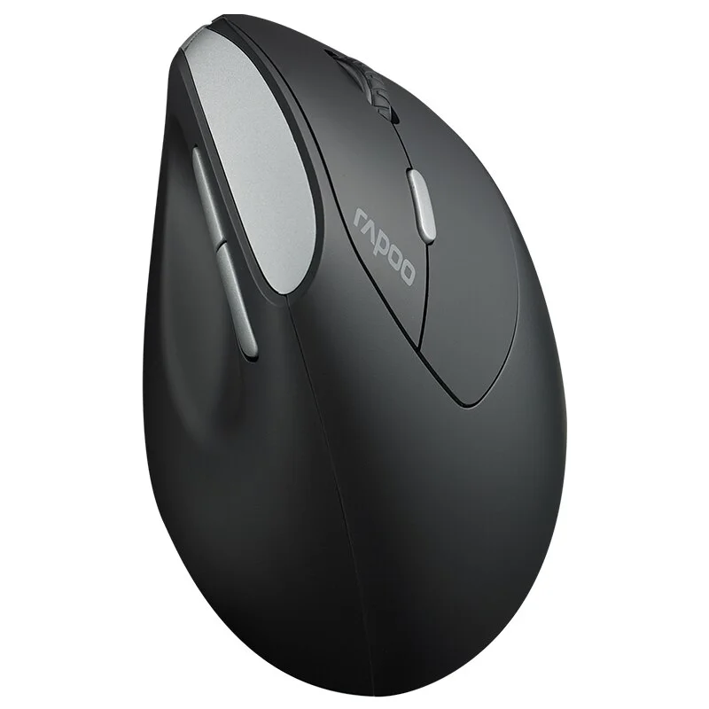 ماوس Rapoo MV20 عمودي لاسلكي 2.4G، 6 أزرار، مستقبل USB نانو وDPI قابل للضبط