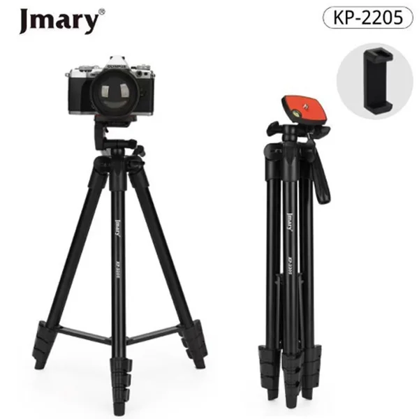 حامل ثلاثي Jmary KP-2205 خفيف الوزن للسفر للجوال والكاميرا - Image 2