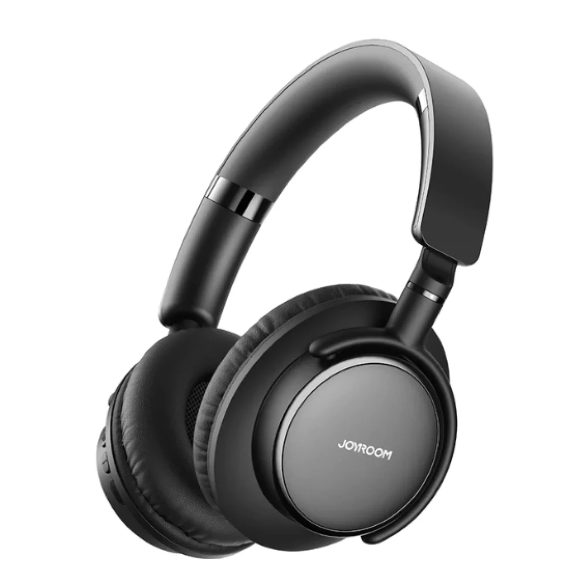 JOYROOM JR-OH1 Foldable Wireless Over-Ear Headphones with Bass Sound, Black - Thumbnail 2