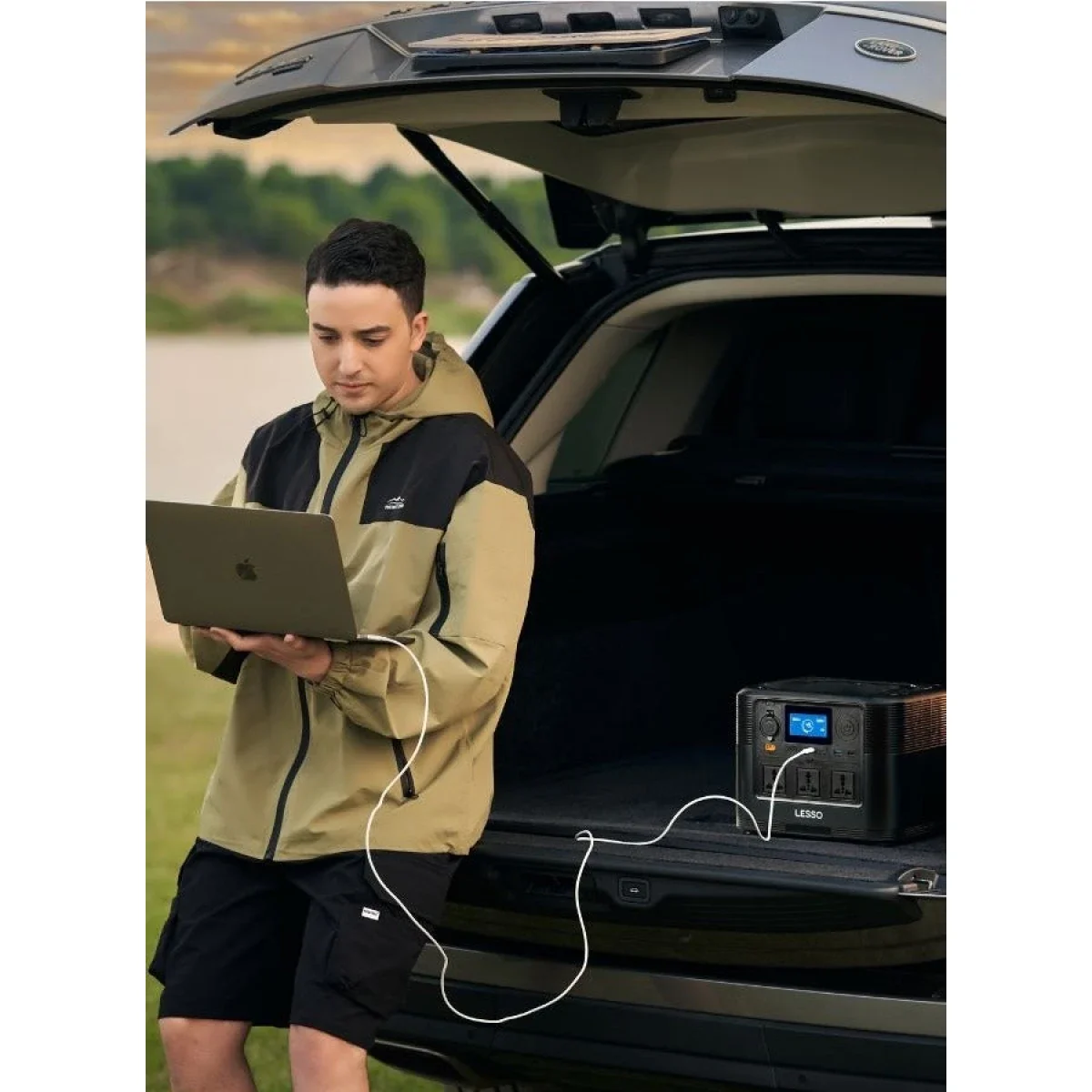 LESSO P10 Portable Power Station 1200W 1008Wh Black - Image 3