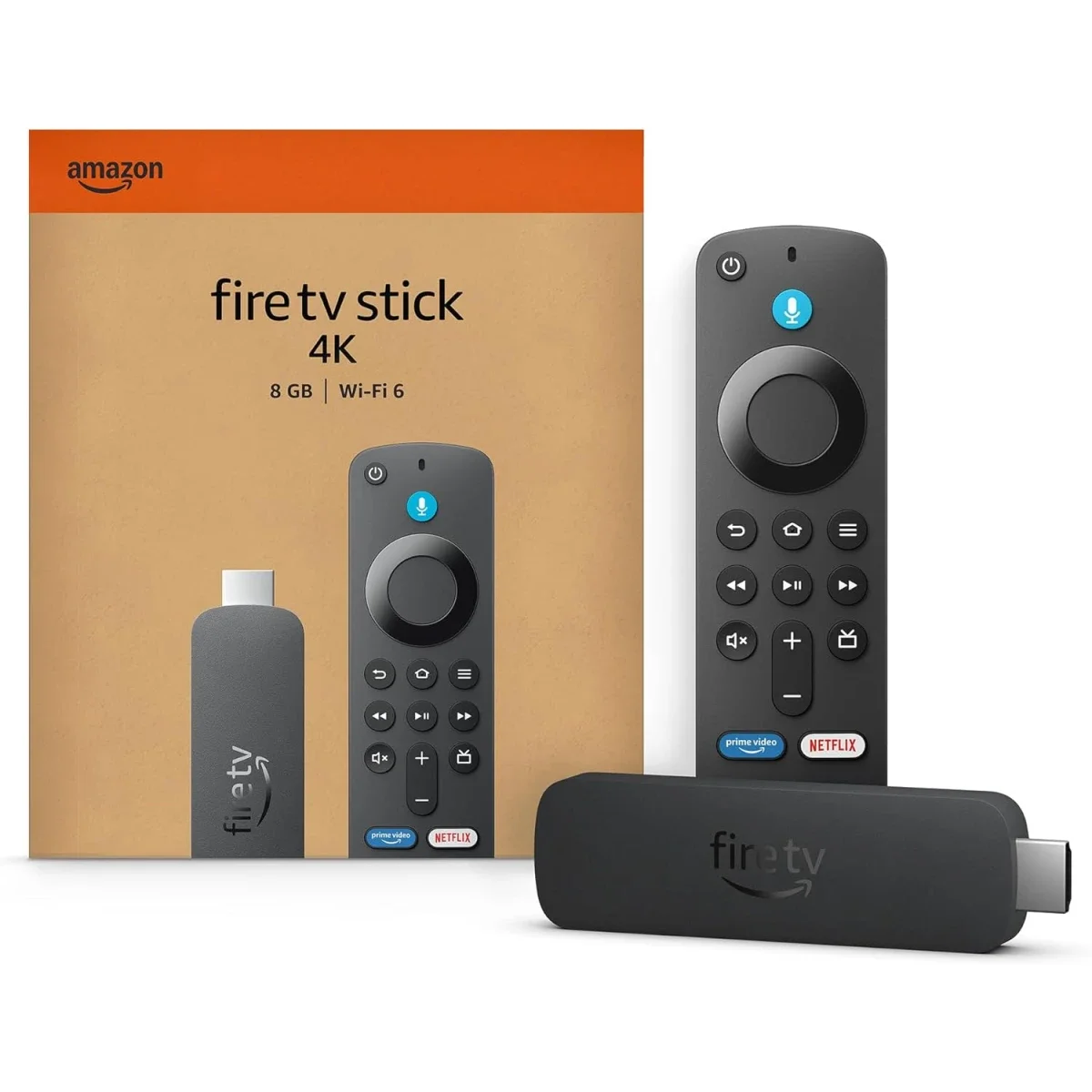 Amazon Fire TV Stick 4K Streaming Device with AI-Powered Search and Wi-Fi 6