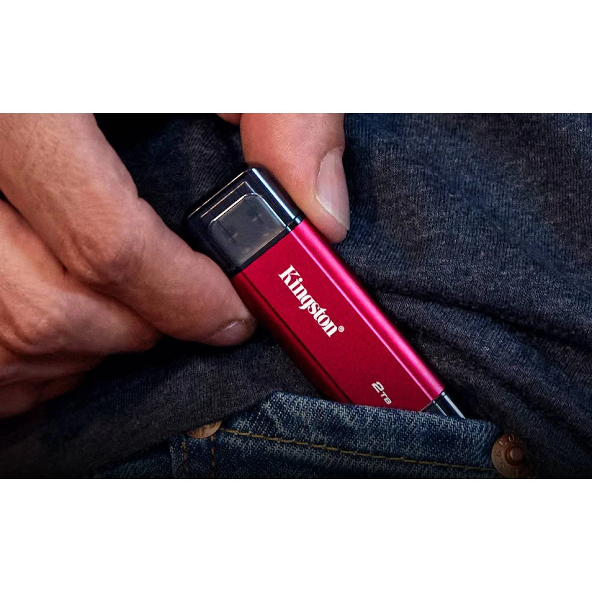 قرص SSD محمول Kingston سعة 2TB مزدوج USB-A/C بسرعة تصل إلى 1050MB/s USB 3.2 Gen 2 - Image 4