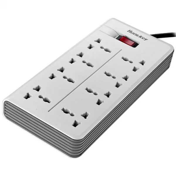 وصله كهرباء Huntkey SZA801-3 ب 8 منافذ مع كابل 3 متر