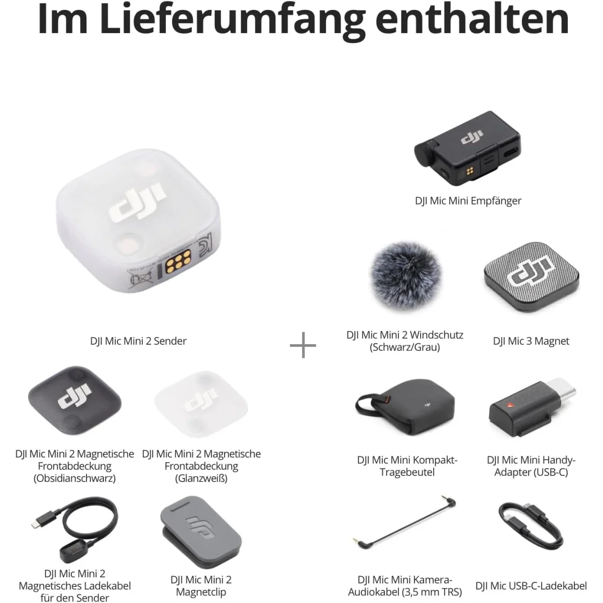 ميكروفون DJI Mic Mini 2 لاسلكي مع 1 TX + 1 RX - Image 5
