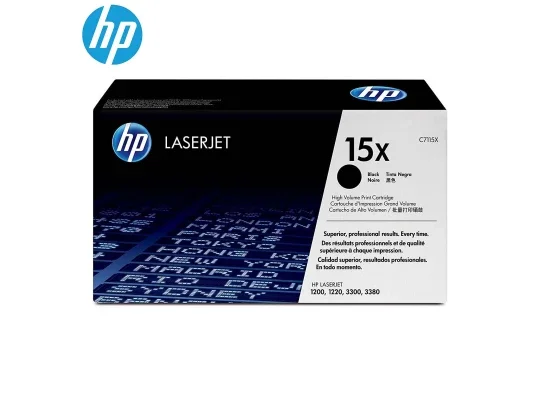 HP C7115X HP 15X Original High Yield Black Laser Toner Cartridge - Image 7