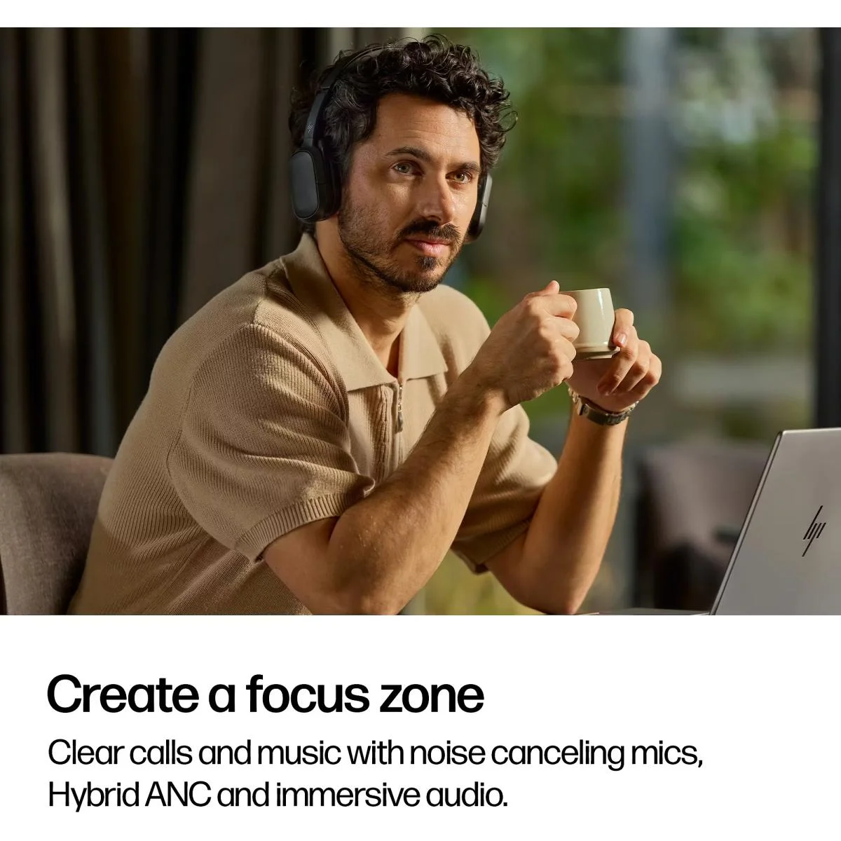 Poly Focus 625 Fold Stereo Bluetooth Headset, Hybrid ANC, 4 Noise-Cancelling Microphones, Up to 25 Hours Talk Time, Foldable - Image 9